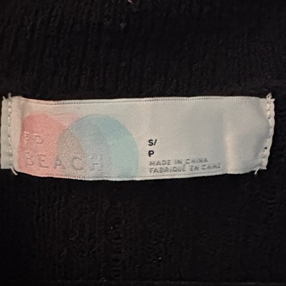 Free People Black Button-Down Midi Dress - Picture 2 of 4